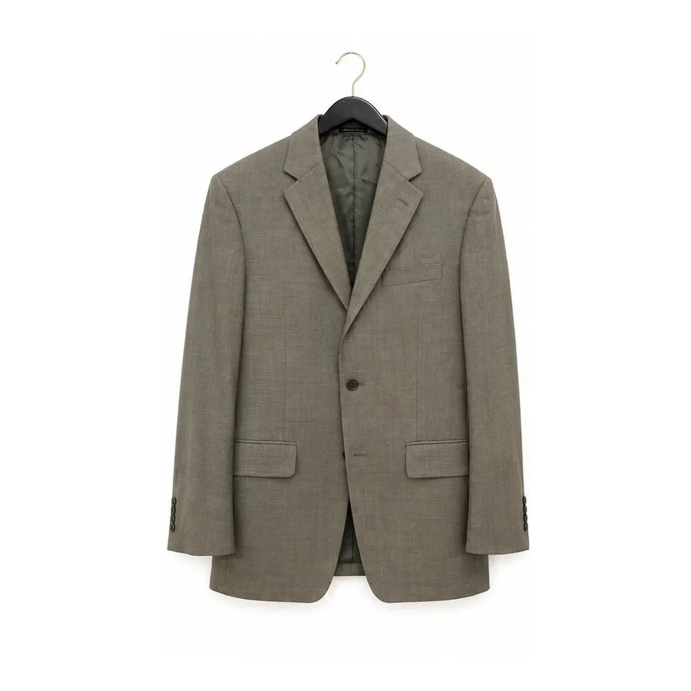 Alfani Men’s Taupe Wool Cashmere Blazer Sport Coat 40S